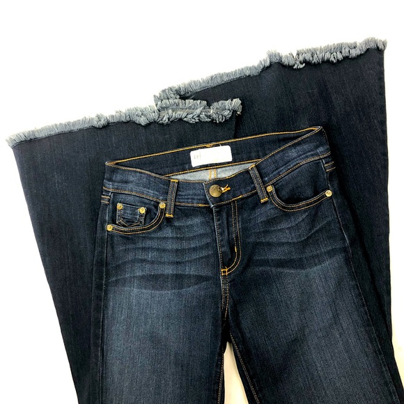 Free People Super Flared Frayed Jeans - Picture 4 of 8